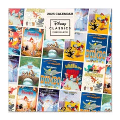 Calendario De Pared 2025 Disney Classics