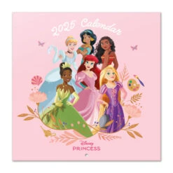 Calendario De Pared 2025 Disney Princess