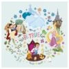 Canvas 30X30 Cm Disney Princess Be True