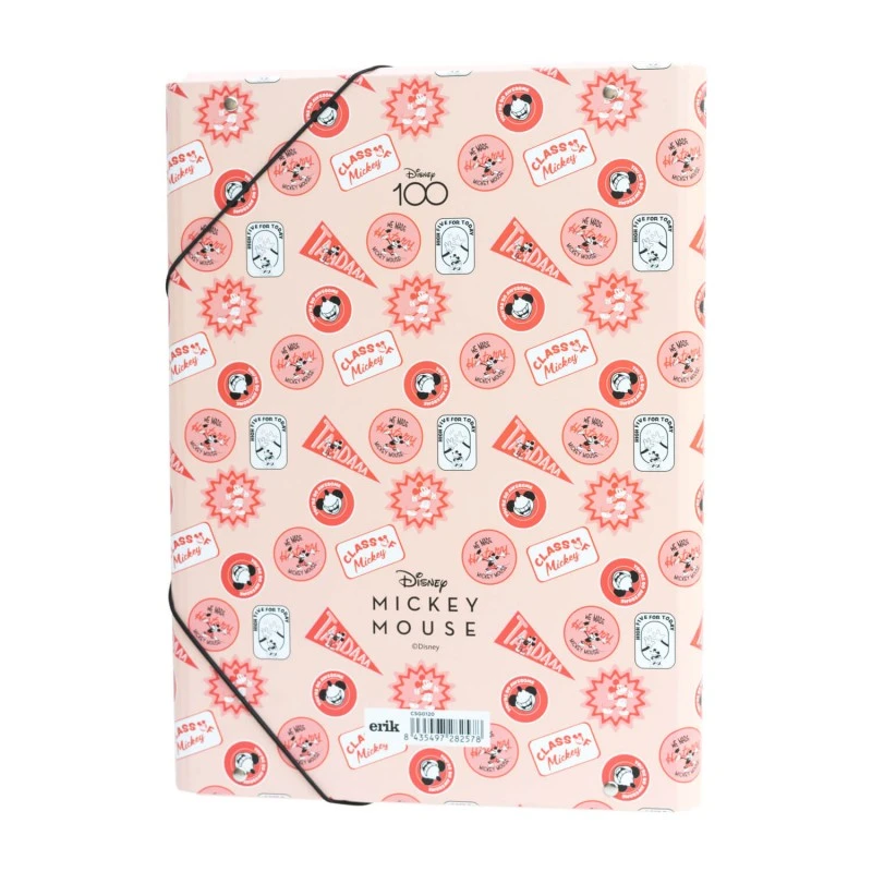 Carpeta Escolar Solapas Mickey Disney 100 Aniversario 4 Carpeta Escolar Solapas Mickey Disney 100 Aniversario - Imagen 2