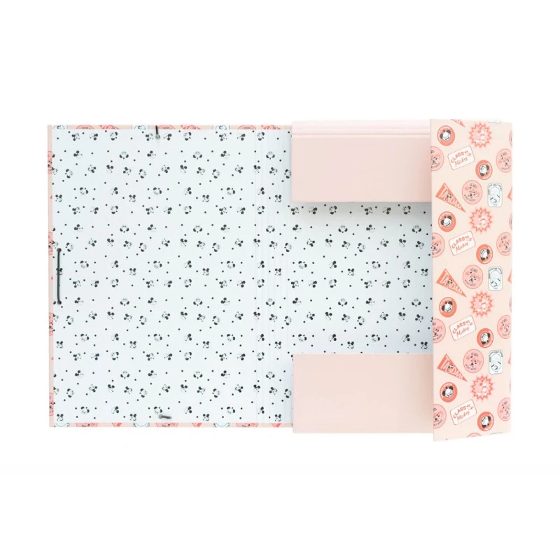 Carpeta Escolar Solapas Mickey Disney 100 Aniversario 5 Carpeta Escolar Solapas Mickey Disney 100 Aniversario - Imagen 3