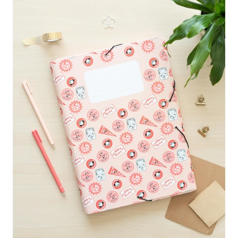 Carpeta Escolar Solapas Mickey Disney 100 Aniversario 6 Carpeta Escolar Solapas Mickey Disney 100 Aniversario - Imagen 4