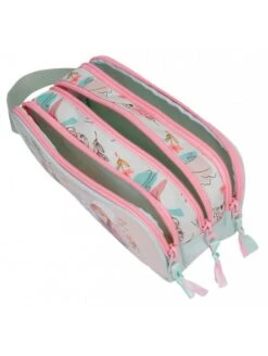 Disney -Disney estuche neceser triple cremallera frozen strong spirit 1