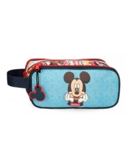 Disney Estuche Neceser Triple Cremallera Mickey Be Cool