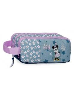 Disney Estuche Triple Cremallera Minnie Style