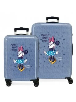 Disney Juego De Maletas Minnie Make It Rain Bows