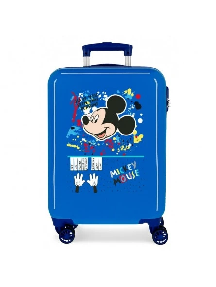 Disney Maleta Cabina Mickey Colour Mayhem Azul 3 Disney Maleta Cabina Mickey Colour Mayhem Azul