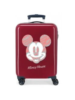 Disney Maleta Cabina Mickey & Minnie Ship Roja