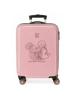 Disney Maleta Cabina Mickey Outline Rosa