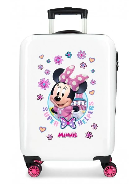 Disney Maleta Cabina Minnie Super Helpers Blanca 3 Disney Maleta Cabina Minnie Super Helpers Blanca
