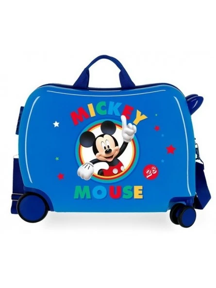 Maleta Correpasillos Disney Circle Mickey Azul 3 Maleta Correpasillos Disney Circle Mickey Azul