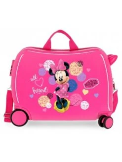 Maleta Correpasillos Disney Love Minnie All Heart Rosa -Disney maleta correpasillos disney love minnie all heart rosa 6
