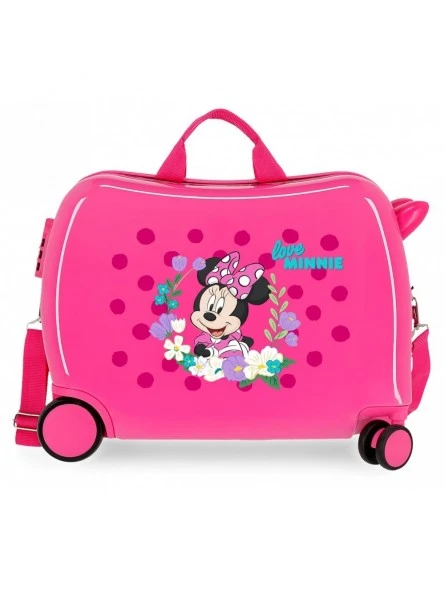 Disney Maleta Correpasillos Minnie Golden Days Rosa 3 Disney Maleta Correpasillos Minnie Golden Days Rosa