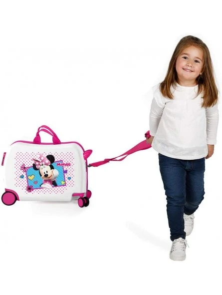 Maleta Correpasillos RG Disney Minnie Joy Rosa 4 Maleta Correpasillos RG Disney Minnie Joy Rosa - Imagen 2