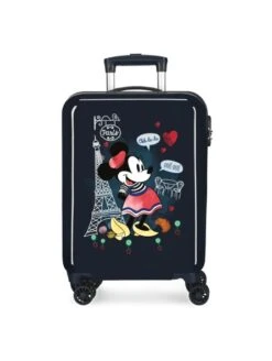 Disney Maleta Cabina Minnie Around The World Paris Azul