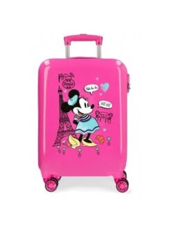 Disney Maleta De Cabina Minnie Around The World Paris Rosa