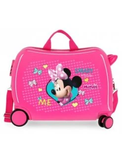 Disney Maleta Infantil Minnie Happy Helpers Rosa