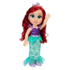 Disney - Princesas Disney - Muñeca Grande Articulada Ariel De 38 Cm Con Vestido Y Tiara Extraíbles ㅤ -Disney medias 109