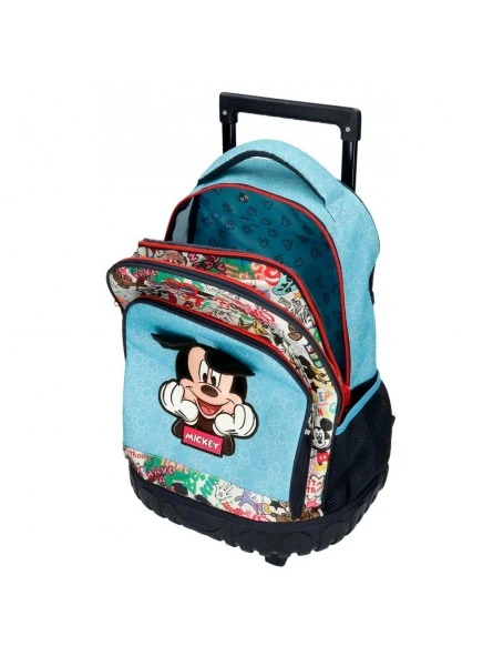 Disney Mochila Con Ruedas Mickey Be Cool 4 Disney Mochila Con Ruedas Mickey Be Cool - Imagen 2