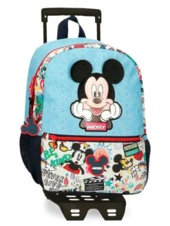 Disney 41 Disney Mochila De Paseo Con Carro Mickey Be Cool