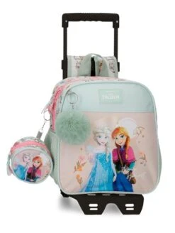 Disney 24 Disney Mochila Guardería Con Carro Frozen Strong Spirit