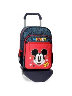 Mochila Mediana Con Carro Disney Mickey Get Moving