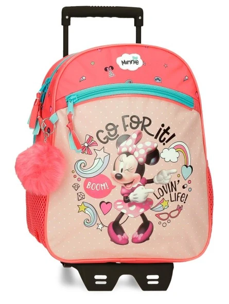 Disney Mochila Mediana Con Carro Minnie Lovin Life 3 Disney Mochila Mediana Con Carro Minnie Lovin Life