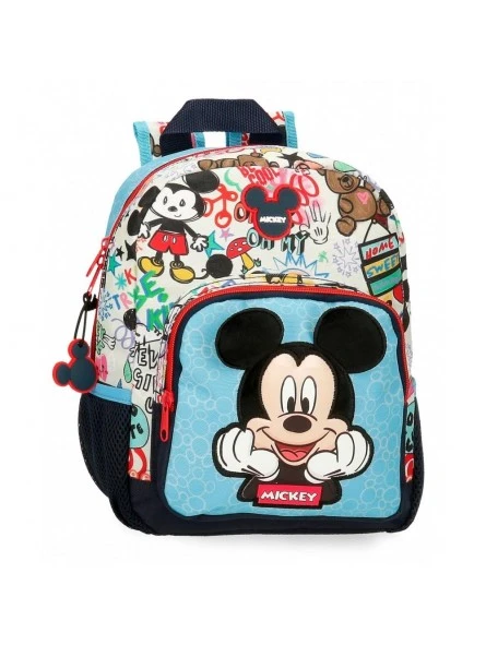 Disney Mochila Preescolar Adaptable Mickey Be Cool 3 Disney Mochila Preescolar Adaptable Mickey Be Cool