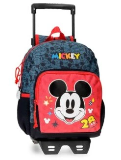 Mochila Preescolar Con Carro Disney Mickey Get Moving