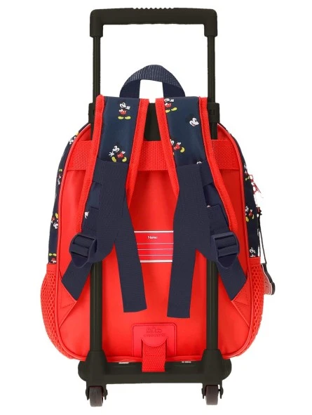 Disney Mochila Preescolar Con Carro Mickey Mouse Fashion 5 Disney Mochila Preescolar Con Carro Mickey Mouse Fashion - Imagen 3