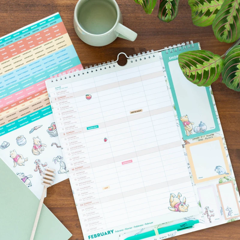 Planificador Mensual 2024/2025 Winnie The Pooh Disney 5 Planificador Mensual 2024/2025 Winnie The Pooh Disney - Imagen 3