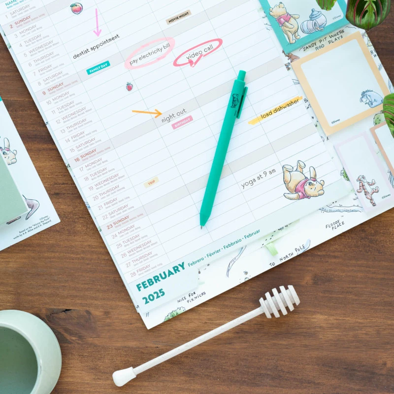 Planificador Mensual 2024/2025 Winnie The Pooh Disney 6 Planificador Mensual 2024/2025 Winnie The Pooh Disney - Imagen 4