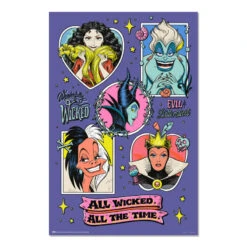 Poster Disney Villanos