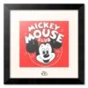 Print Enmarcado Mickey Mouse Club Disney 100 Aniversario 30X30 Cm