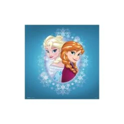Print Frozen Anna Y Elsa Disney 30X30 Cm
